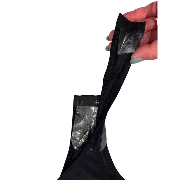 Free People Intimately Floral Bandana Print Bodysuit Black Purple XS OB1105151 - Picture 7 of 13